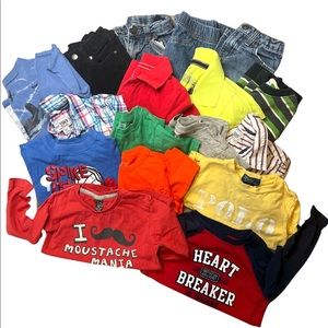 3T lot; 17 pieces total. Polo, Zara Kids, Children’s Place, Baby Gap etc.